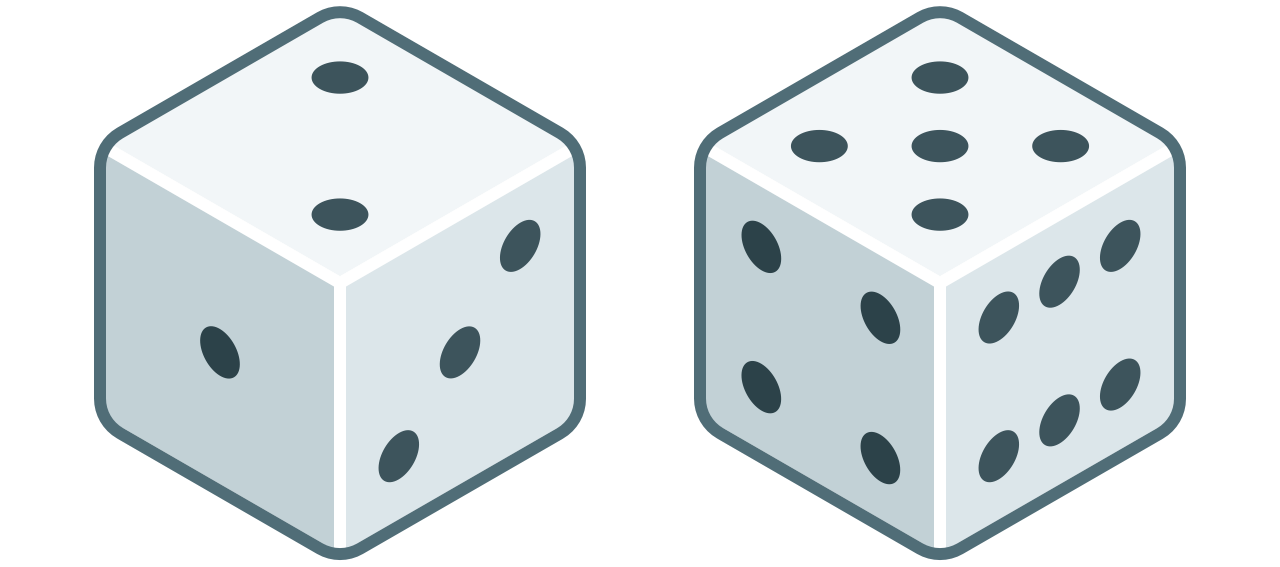 two dice